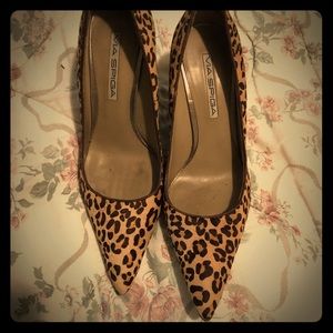Leopard heels